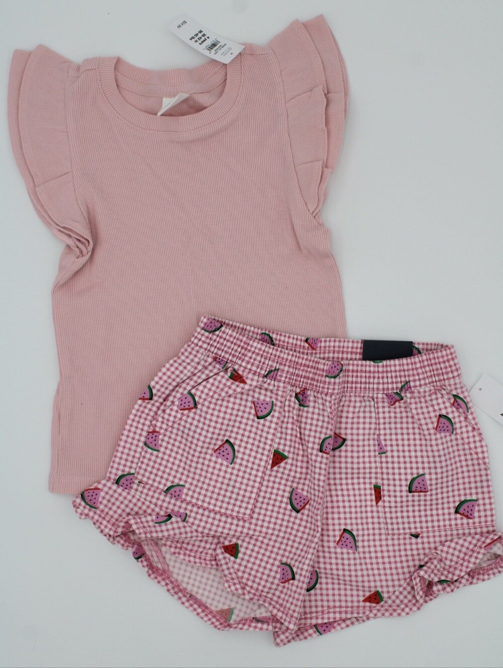 NWT babyGap Watermelon 2-Pc Shorts Set 4Y